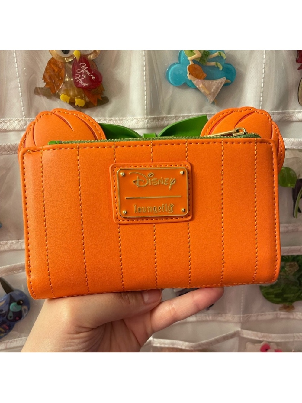NWOT Loungefly Minnie Pumpkin Backpack+wallet SET - Picture 15 of 16